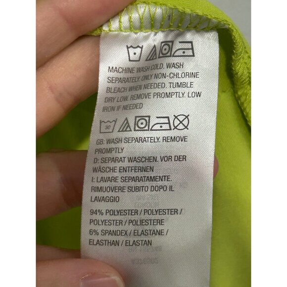 Attitudes By Renee Womens Fringe Open Front Cardigan XL Lime Green Casual Lightw - Picture 6 of 9